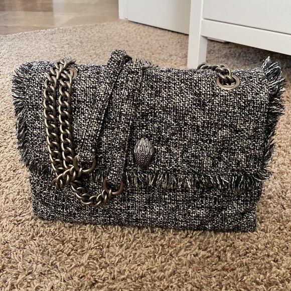 Kurt Geiger Bags Kurt Geiger London Large Kensington X Tweed Shoulder Bag Poshmark